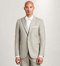 Modern Fit Tan Solid Tuxedo